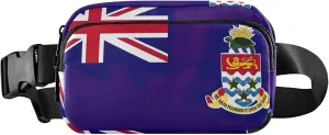 Cayman Islands Flag Waterproof Womens Fanny Pack Hip Pouch Belt Bag Festival Cross Body Waist Pack
