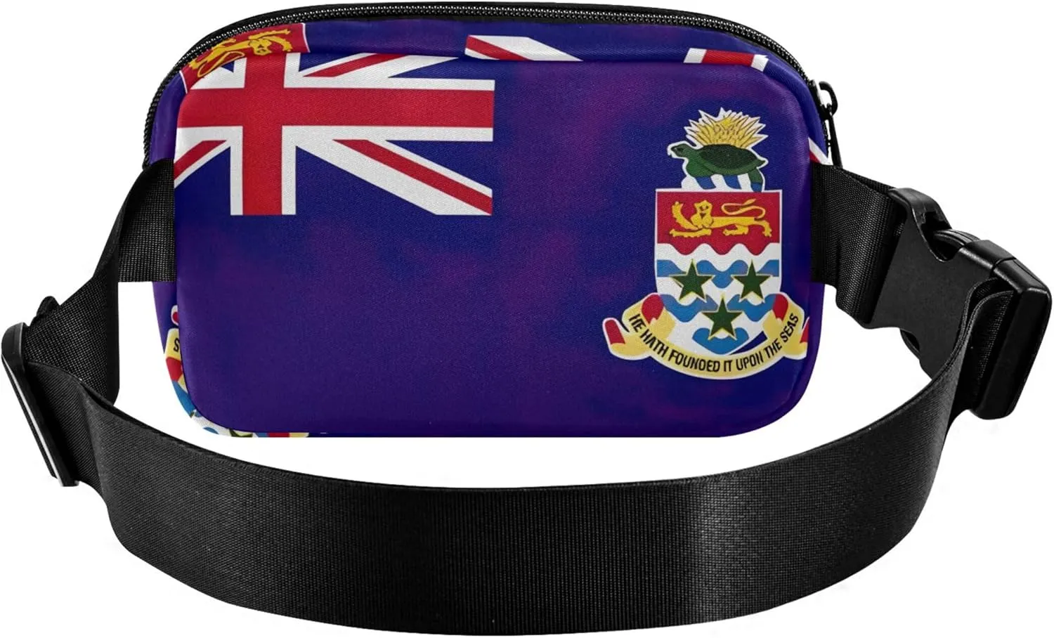 Cayman Islands Flag Waterproof Womens Fanny Pack Hip Pouch Belt Bag Festival Cross Body Waist Pack