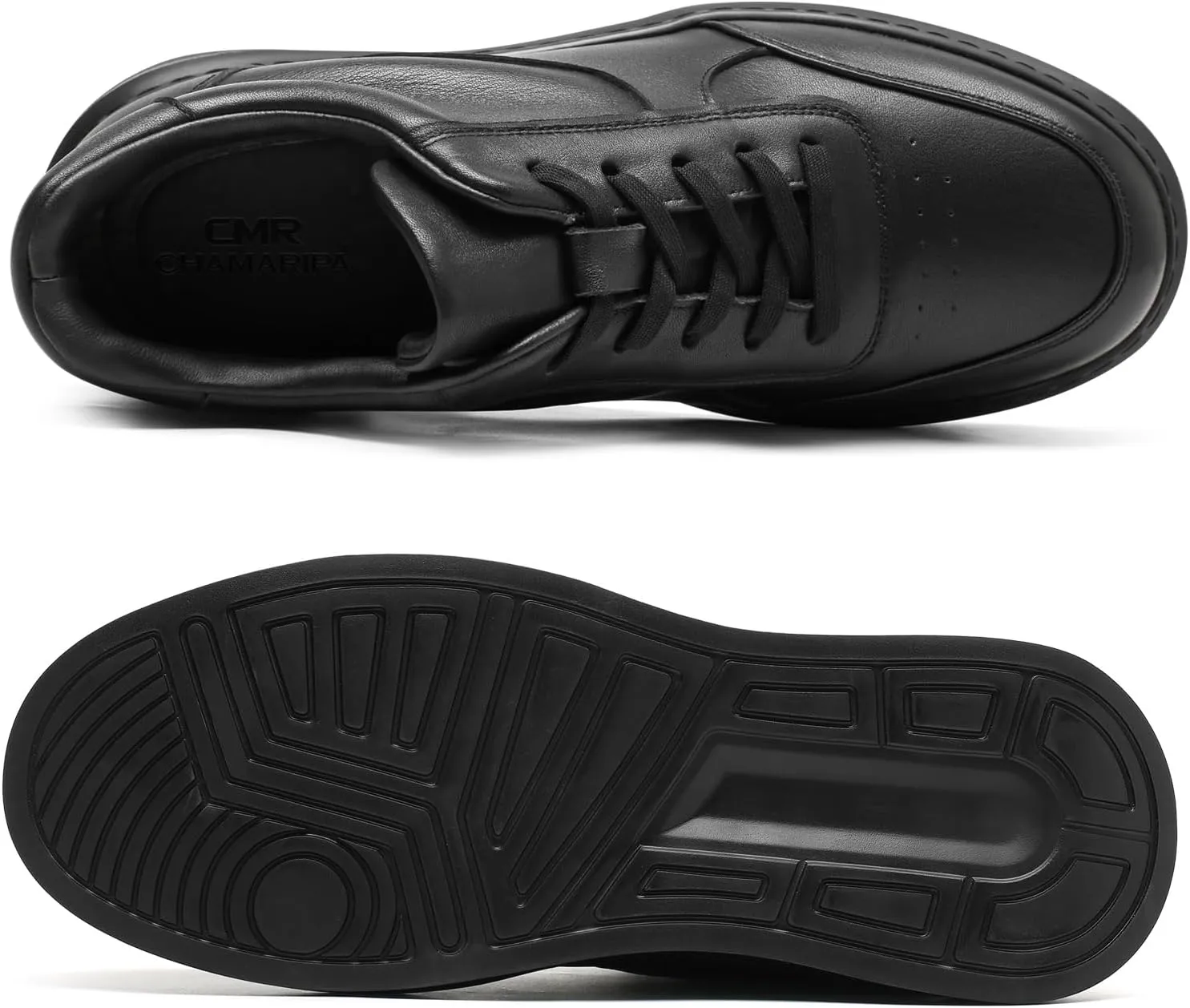 CHAMARIPA Height Increasing Shoes - Elevator Shoes for Men Invisible Hidden Heel Casual Sneaker