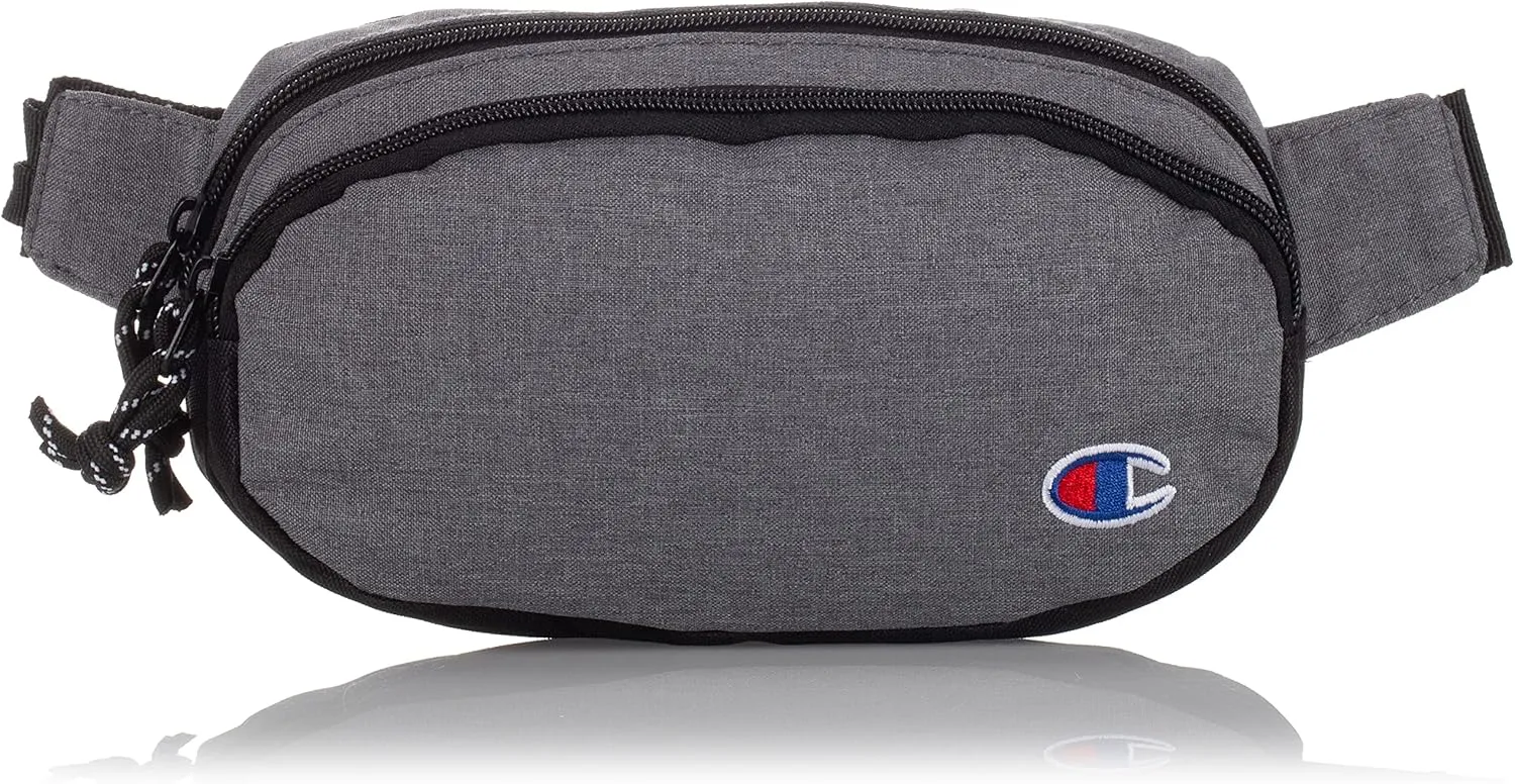 Champion Unisex Adult Signal Fanny Waist Packs, Grey/black, One Size US