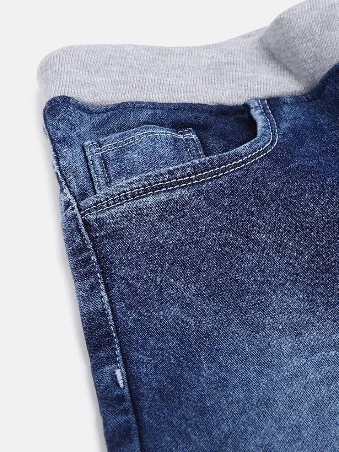 chopper club Boys Jeans (Sizes US 4-16) in Premium Stretchable Cotton Denim Slim Fit Cotton Rib Elastic-Some cols Have a Zip