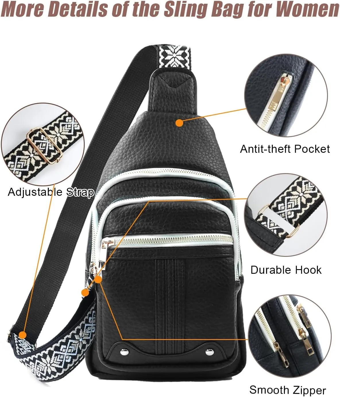 Christmas Gifts for Wife Crossbody Bags for Women Gifts for Mom from Daughter Son Husband Anniversy Birthday Family Mother in Law Small Gifts Sling Bag Fanny Travel Pack Mothers Day Gift Ideas