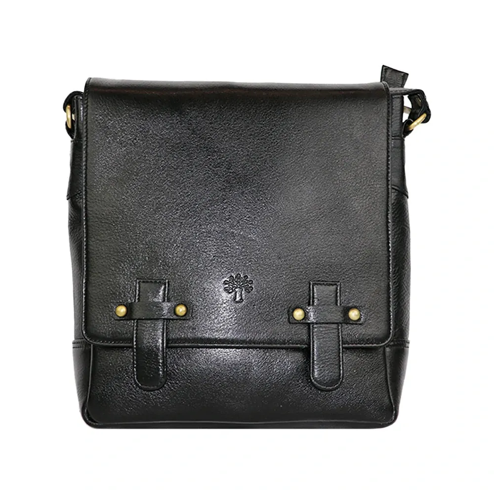 Classic PU Leather Messenger Bag – Vintage Sling Bag for Everyday Use