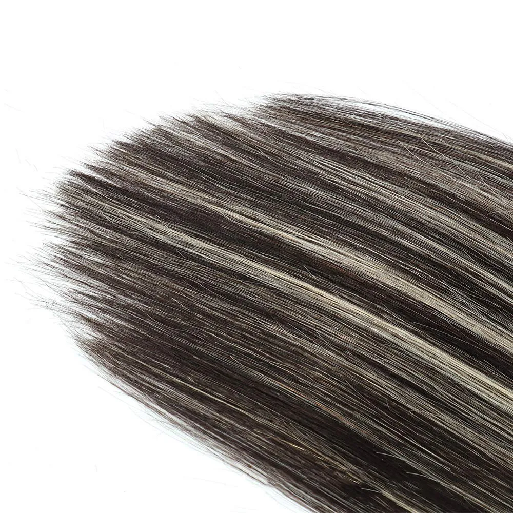 Clip in Hair Extensions Silky Straight Weft Remy Hair Color Double Weft Real Human Hair Clip on for Women and Girls Full Head 8 Pieces, 17 Clips,24inch (60cm) 120g