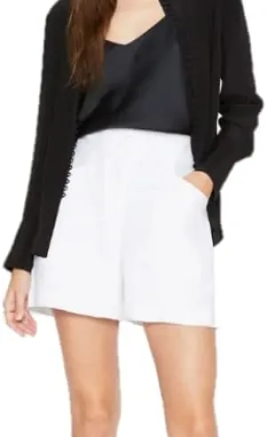 Club Monaco Women's Linen Blend Short