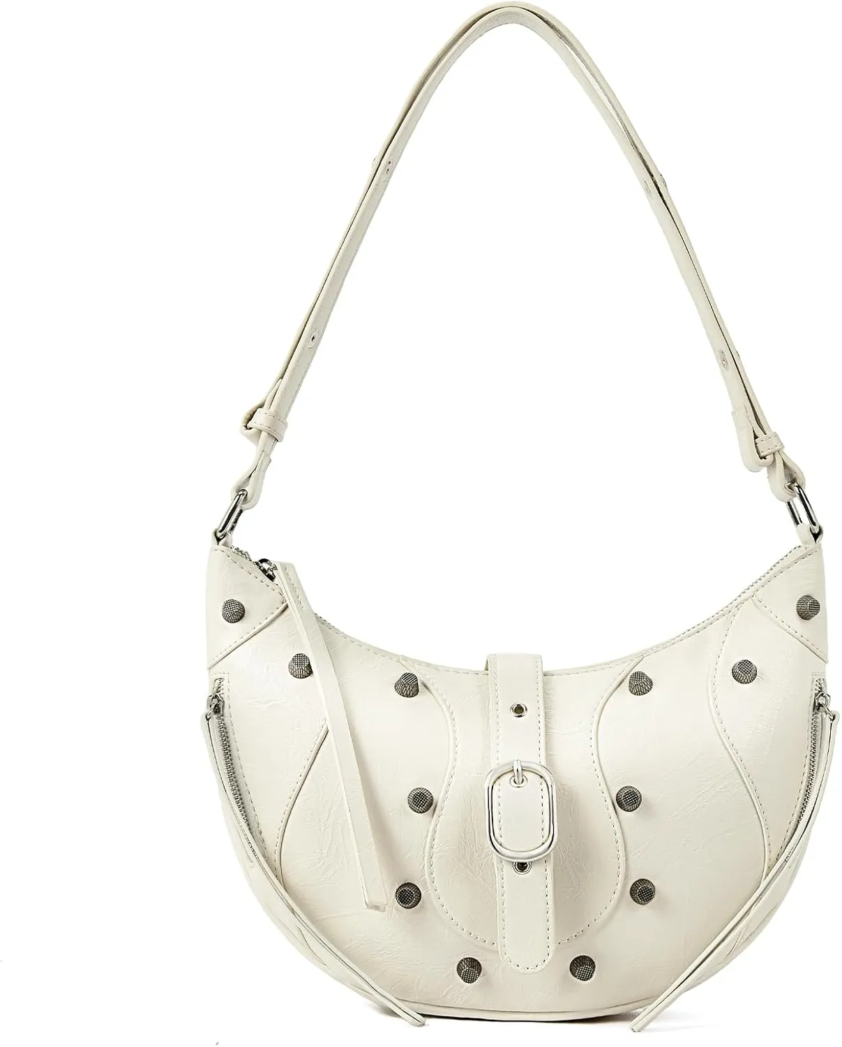CLUCI Shoulder Bag,Purses for Women Dumpling Small Hobo Bags Vegan Leather Ladies Clutch with Adjustable Strap