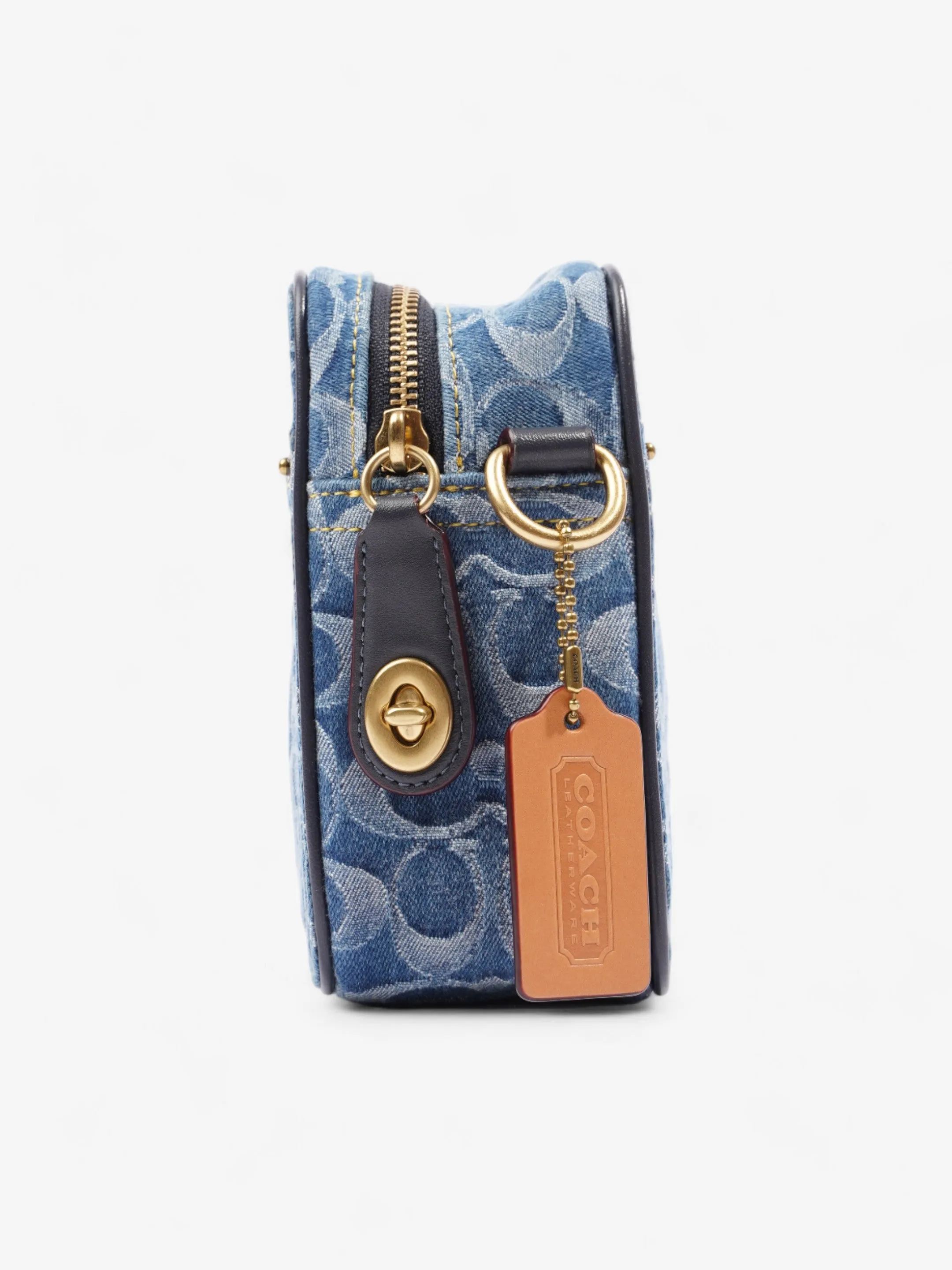 Coach Flight Bag Signature Denim / Red Denim