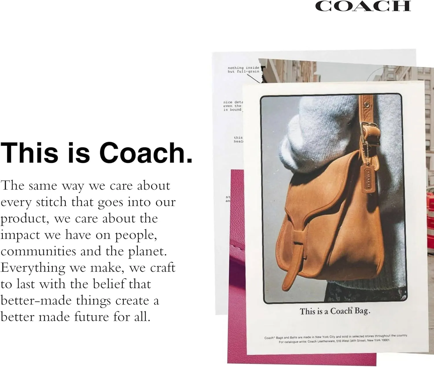Coach womens Bag Charm