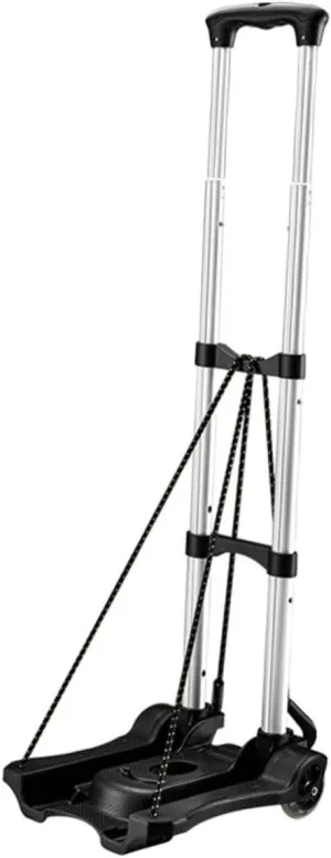 Collapsible Hand Truck Dolly with Smooth Rolling Wheels Lightweight Portable Cart for Easy Transportation for Shopping Travel Office and Home Use Versatile Utility
