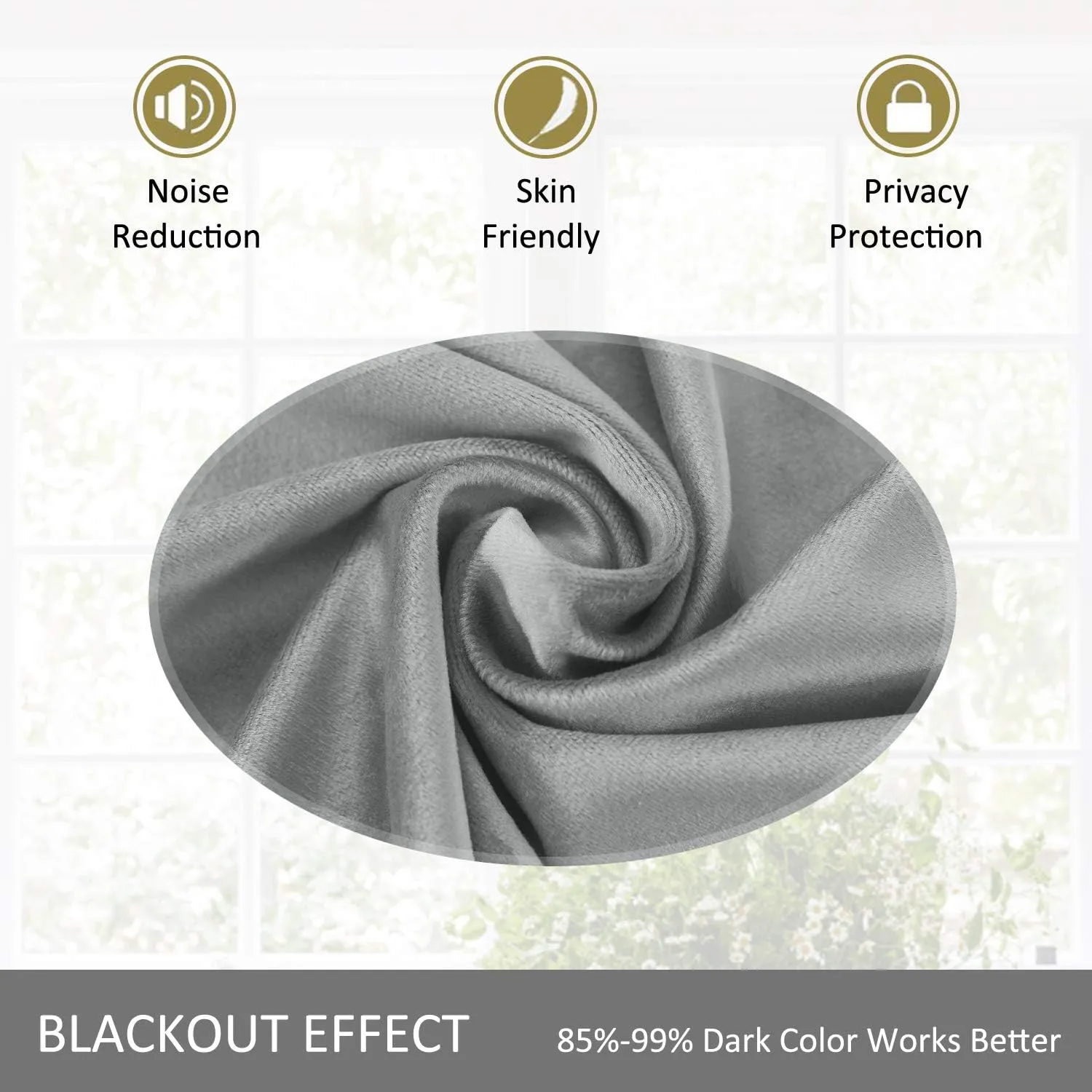 cololeaf Home Theater Movie Velvet Christmas Curtain Panel Drapes,Flat Hooks for Track - Grey 100W x 96L inch (1 Panel) for Concert Stage Hall Club,Party backdrops,Wedding backdrops