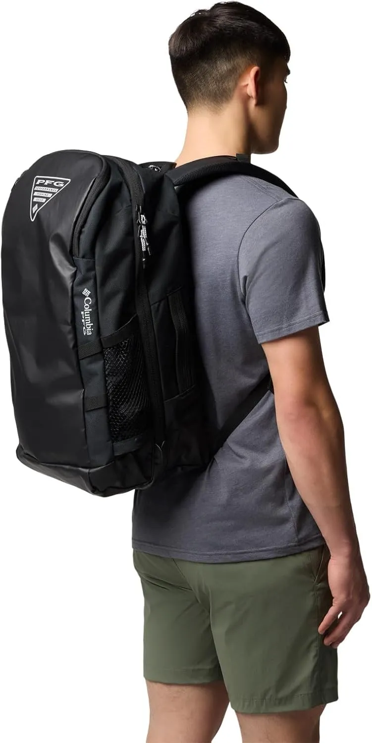Columbia Unisex PFG Wild Cast Backpack, Black, One Size