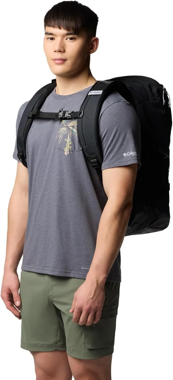 Columbia Unisex PFG Wild Cast Backpack, Black, One Size