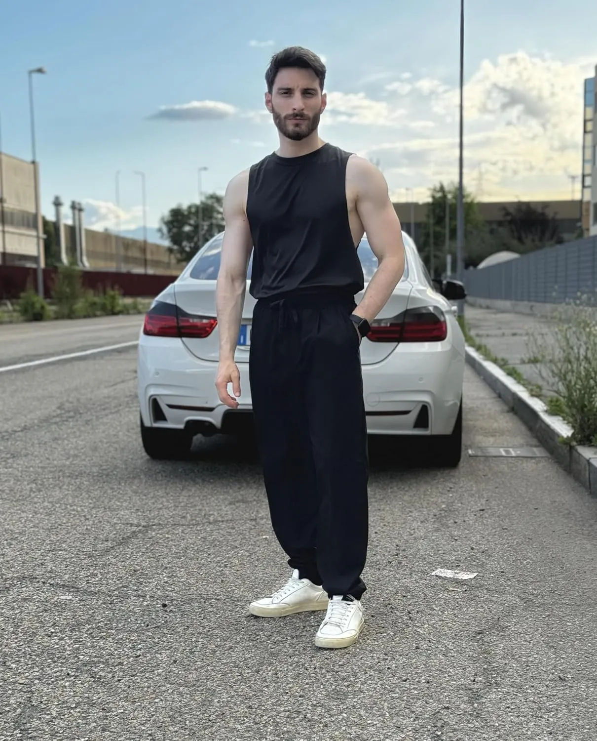 COOFANDY Men's Linen Casual Pants Lightweight Jogger Pants Elastic Waist Drawstring Yoga Beach Pants with Pockets