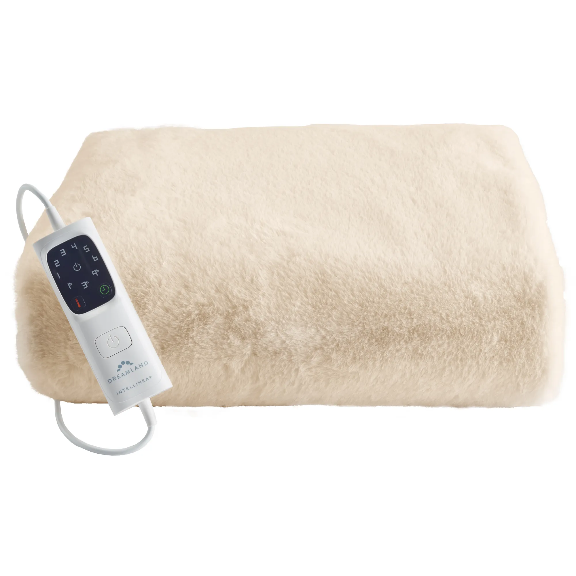 Cosy Up Silky Soft Faux Fur Warming Throw - Cream