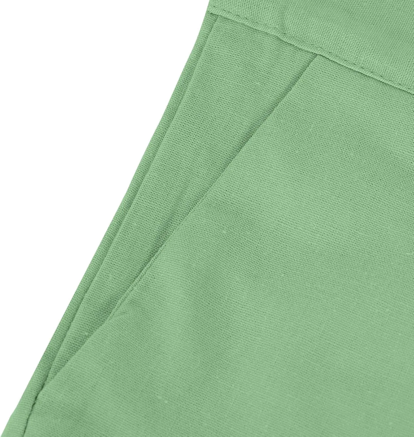 Cotton Linen Palazzo Pants for Women Fashion Side Paperbag Wide Leg Pants Casual Loose Elegant Solid Irregular Trousers