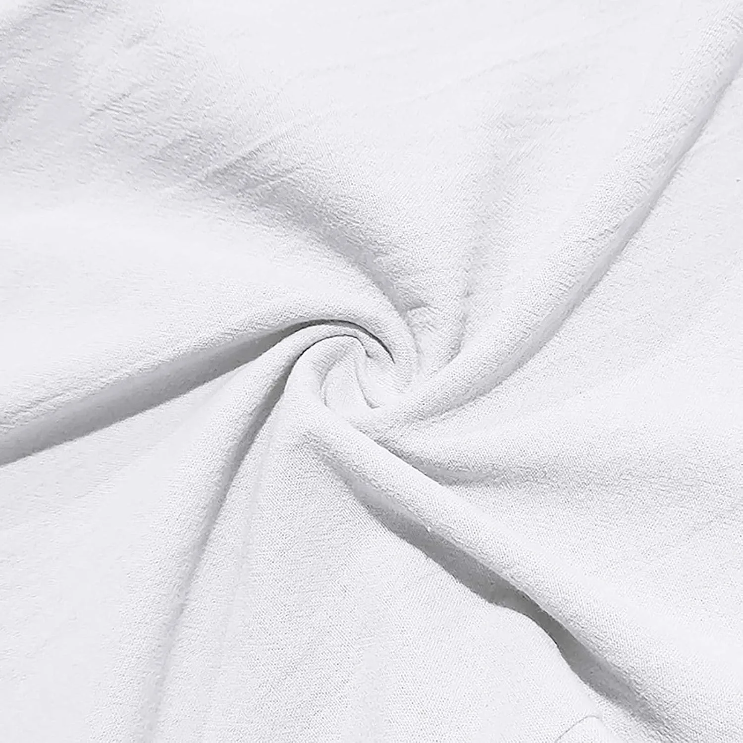 Cotton Linen Pants for Men Elastic Waist Button Down Casual Lightweight Loose Fit Trousers Summer Beach Yoga Pants