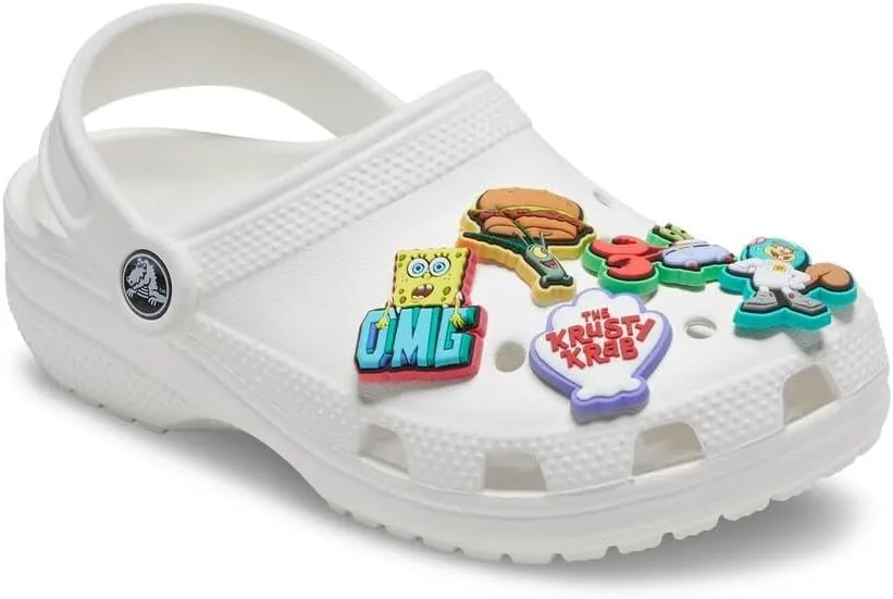 Crocs Unisex's Jibbitz Shoe Nickelodeon Spongebob Multi Pack