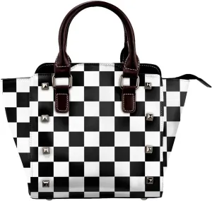 Crossbody Tote Bags for Women Faux Leather Rivet Bag Rivet Shoulder Bag Work Bag