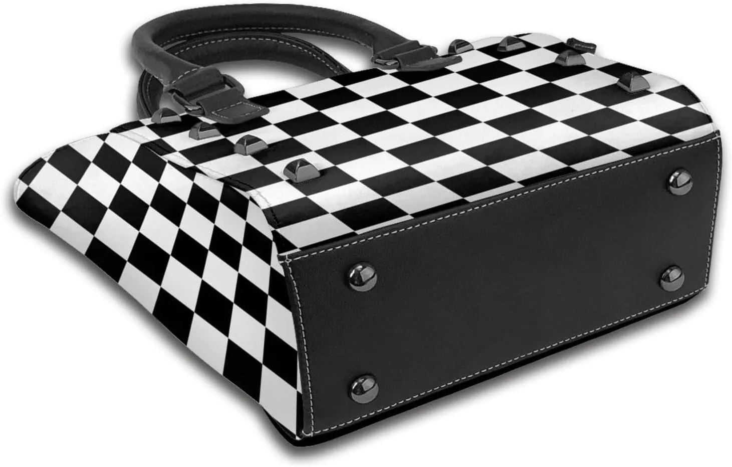 Crossbody Tote Bags for Women Faux Leather Rivet Bag Rivet Shoulder Bag Work Bag