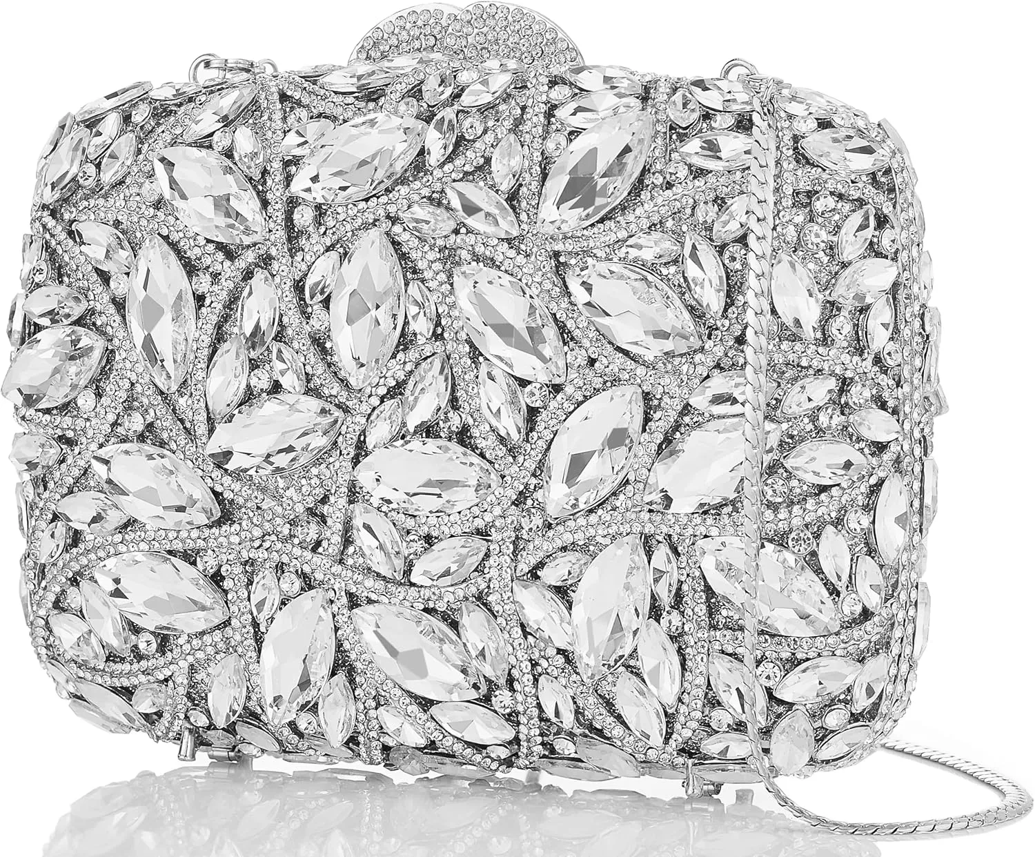 Crystal Evening Clutch Bag Sparkling Bride Wedding Party Purse for Women