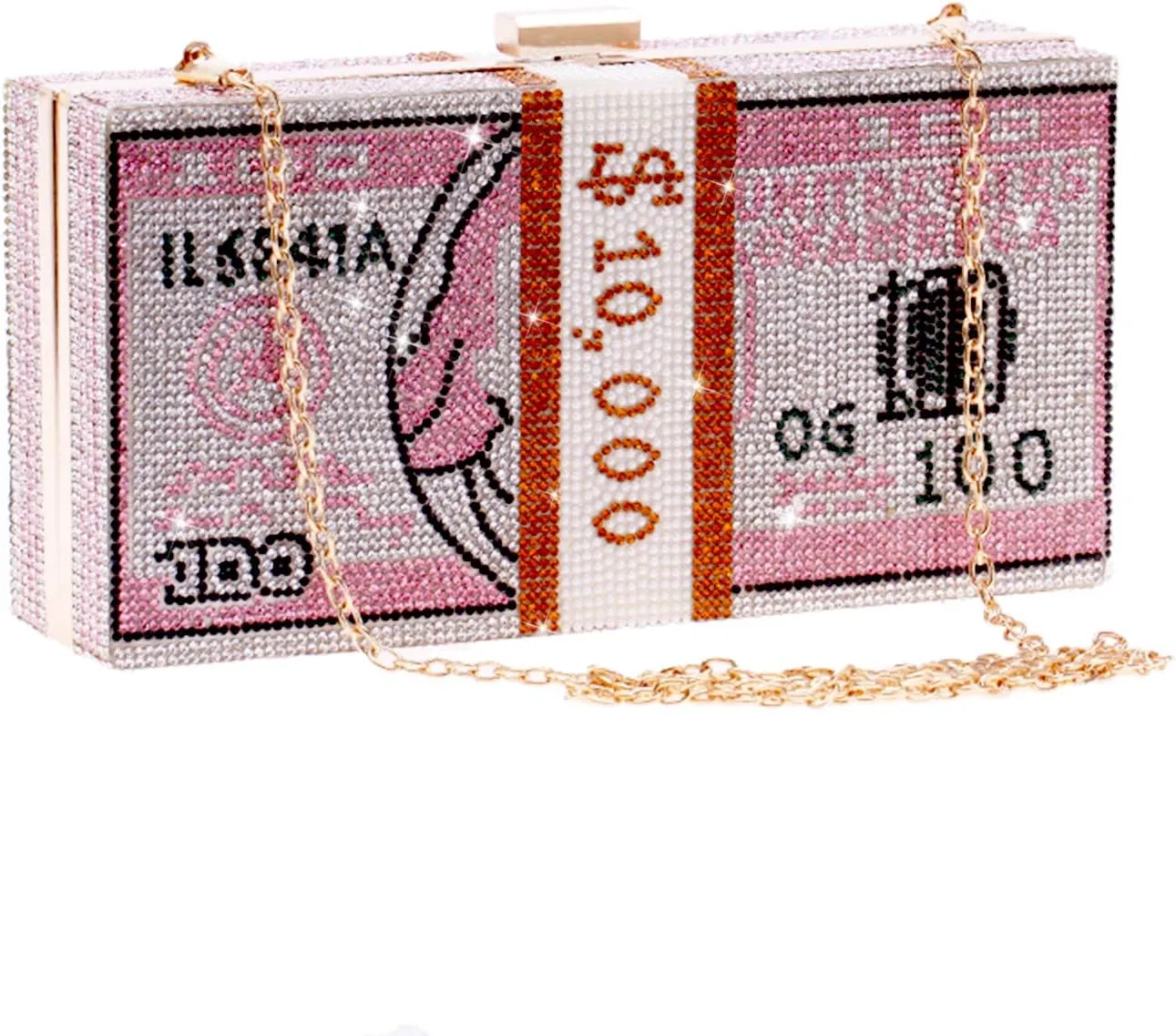 Crystal Money Bag Purse for Women Handbags Diamond Evening Purses and Clutches Wedding Glitter Money Clutch