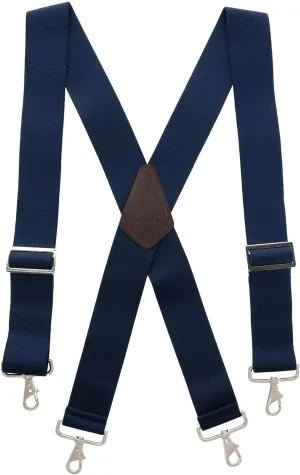 CTM® Men's Industrial Terry Logger Suspenders with Metal Swivel Hook Ends