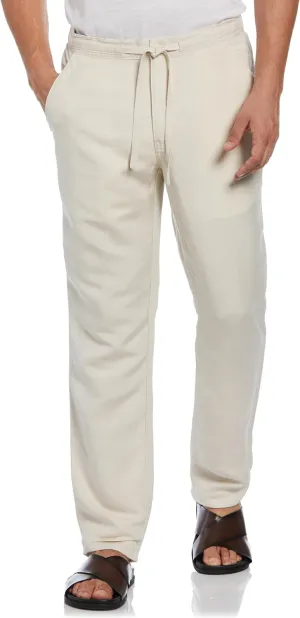 Cubavera Men's Linen-Blend Drawstring Pants with Pockets, Stretch Fabric, Lightweight & Breathable, 30" & 32" Inseams