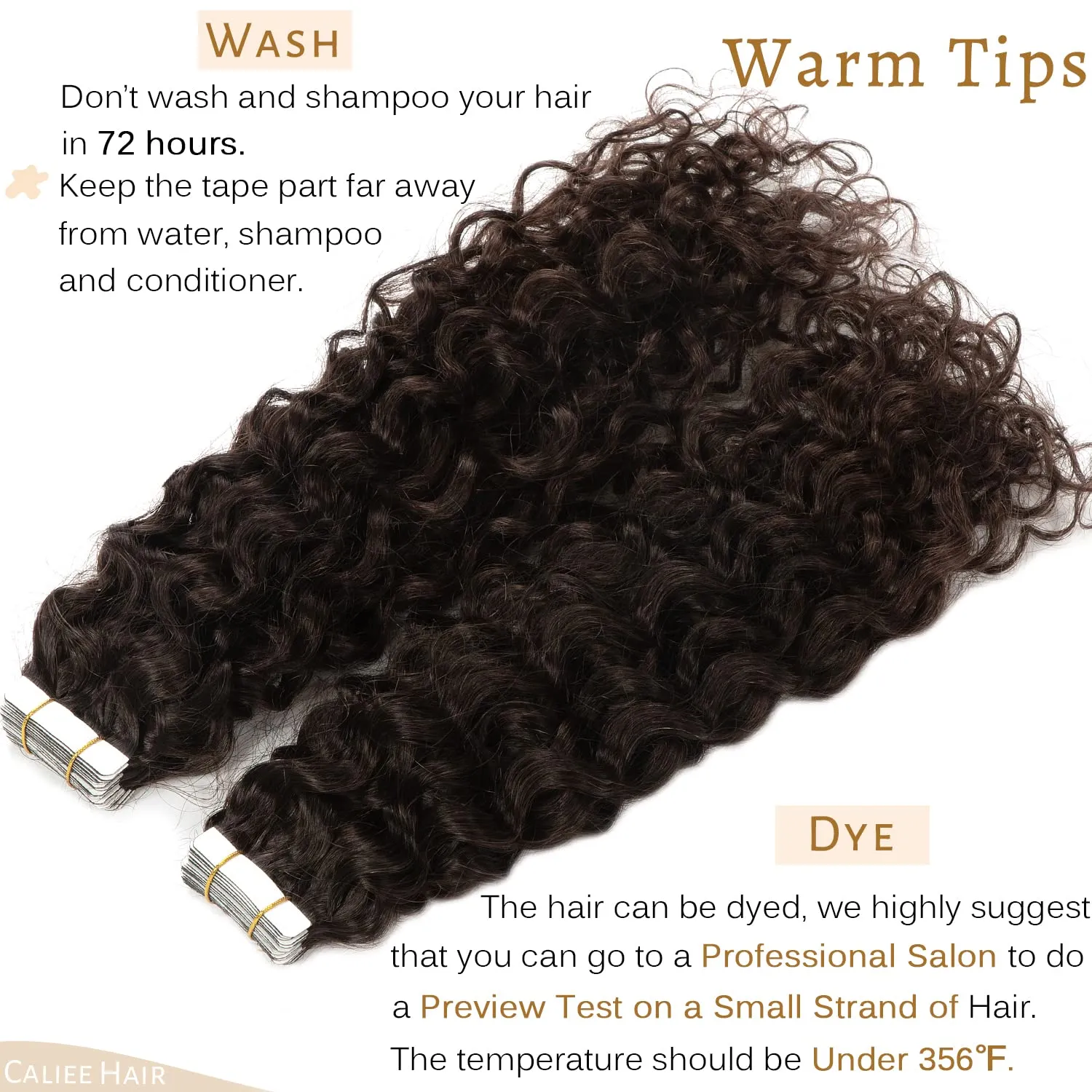Curly Kinky Curly Tape in Hair Extensions 16inch Dark Brown Color 2 Jerry Curly Real Human Hair Tape in Extensions for Black Women Invisible Tape on Extensions 50g