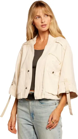 Current/Elliott Women's The Blissful Lightweight Jacket Relaxed Fit