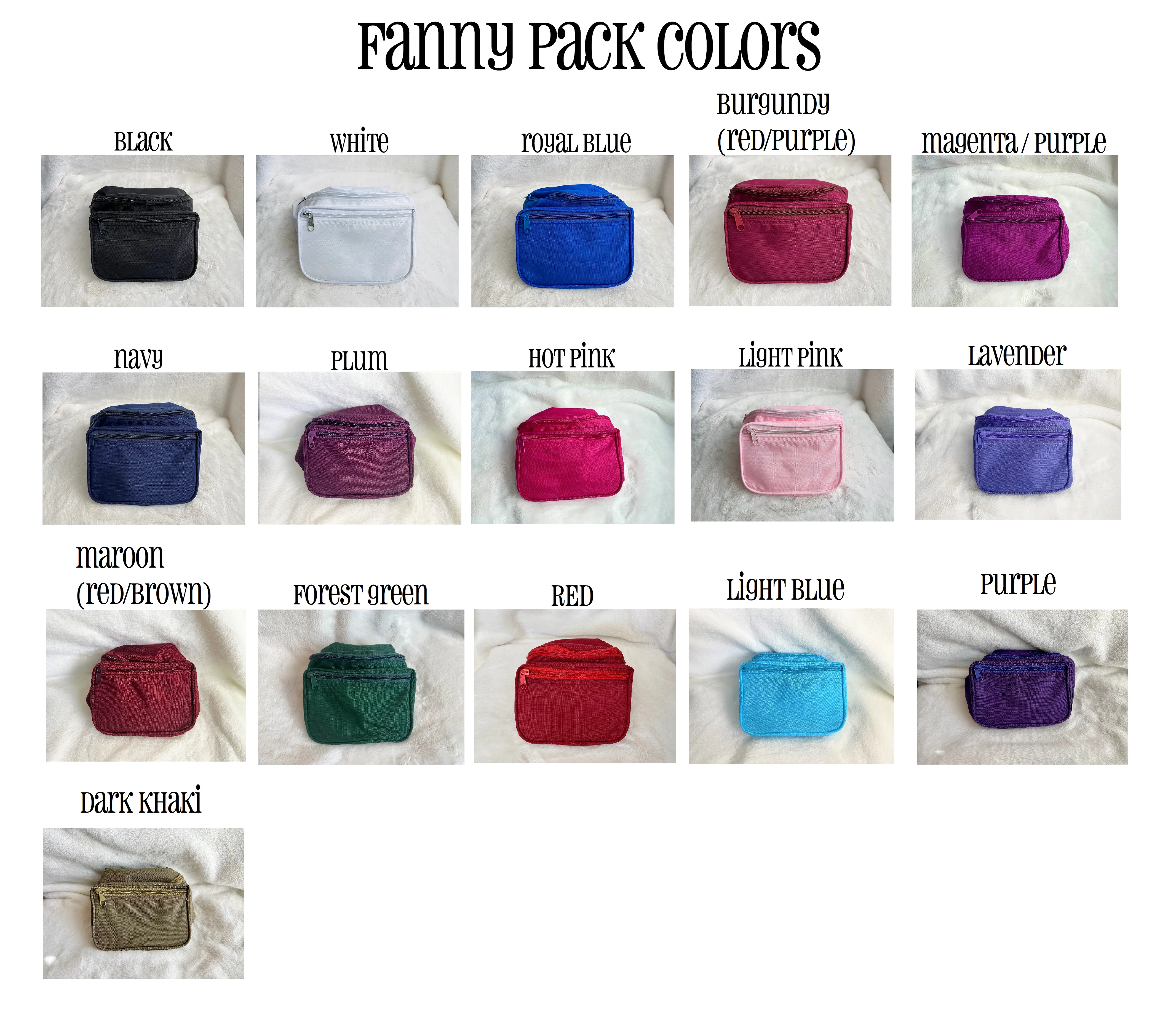 Custom Fanny Pack