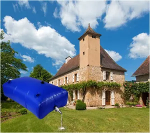 Customizable Outdoor Flexible rainwater Bag, Large-Capacity Water Storage Bag,Potable Water Storage Water Storage Bladder, Household Drinking Water Storage Container ( Size : 1x0.7x0.35m/240 L/63 gall