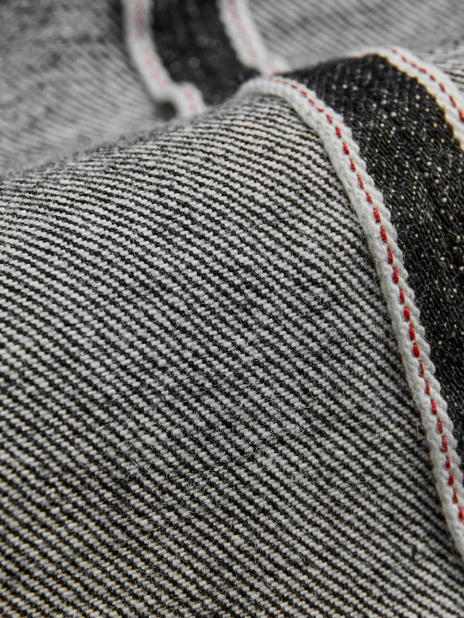 D1891UBS 13oz Washed Black Selvedge Denim - Regular Straight Fit