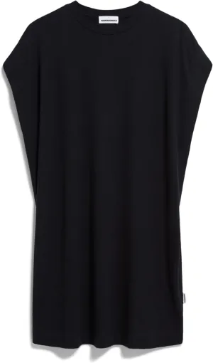 DAARIXA Linen Women's Jersey Crew Neck Oversized Fit Dresses