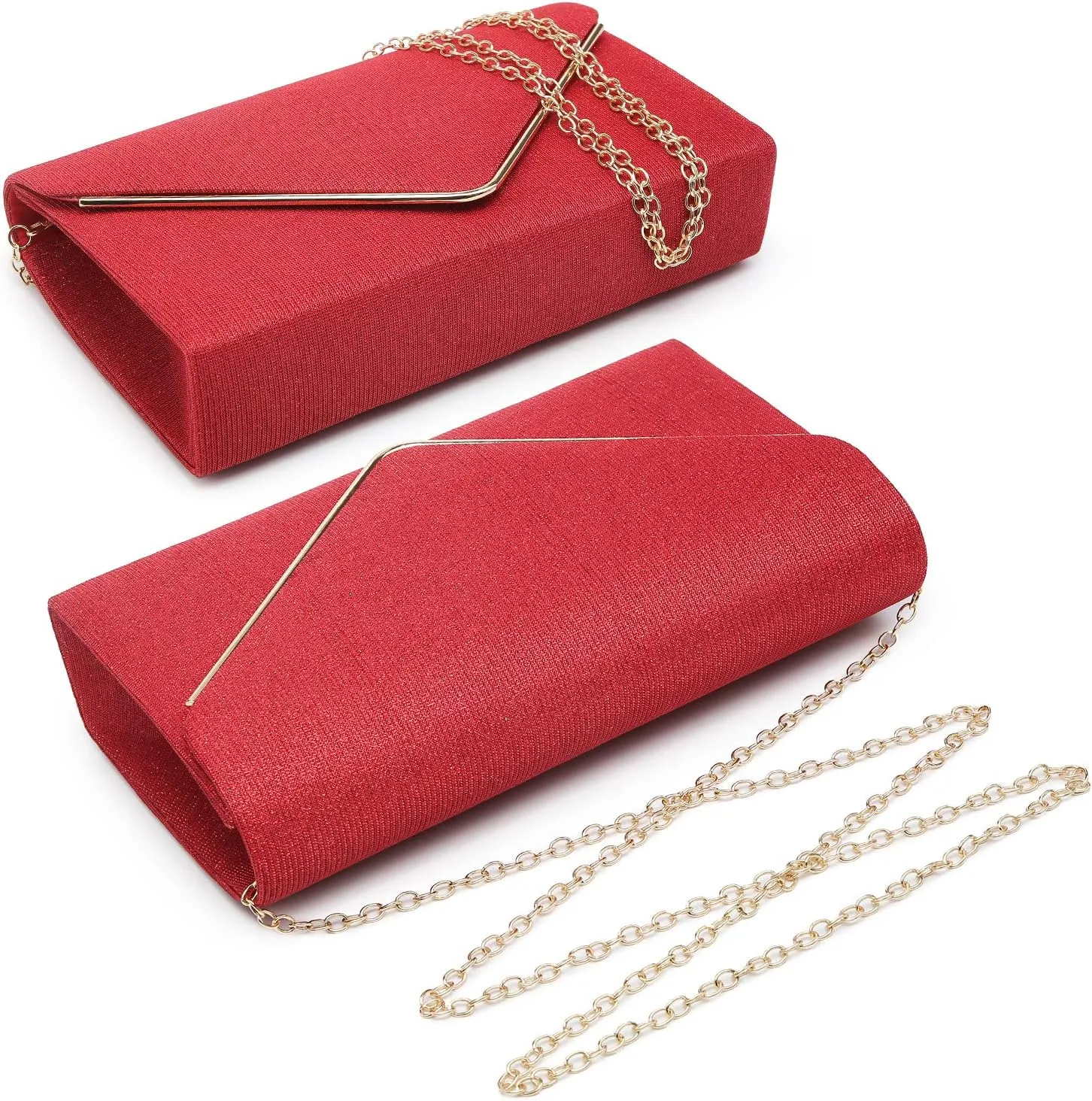 Dasein Women Glistening Clutches Handbags Evening Bags Wedding Purses Cocktail Prom Party Clutches