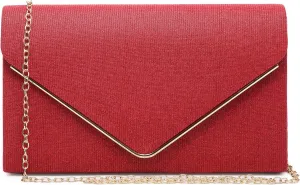 Dasein Women Glistening Clutches Handbags Evening Bags Wedding Purses Cocktail Prom Party Clutches