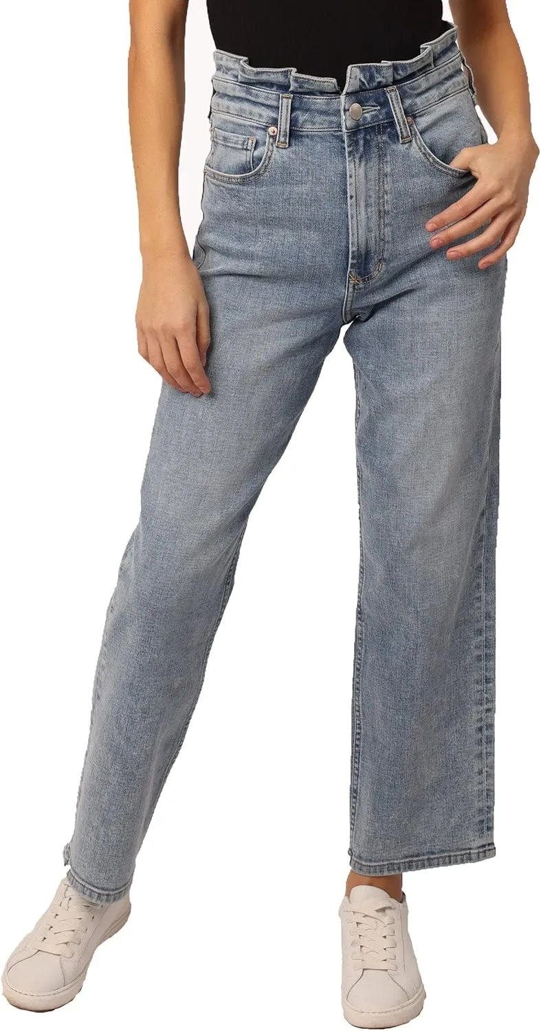 DEAR JOHN 90's Women's Jeans Straight Leg High Rise Ankle Inseam