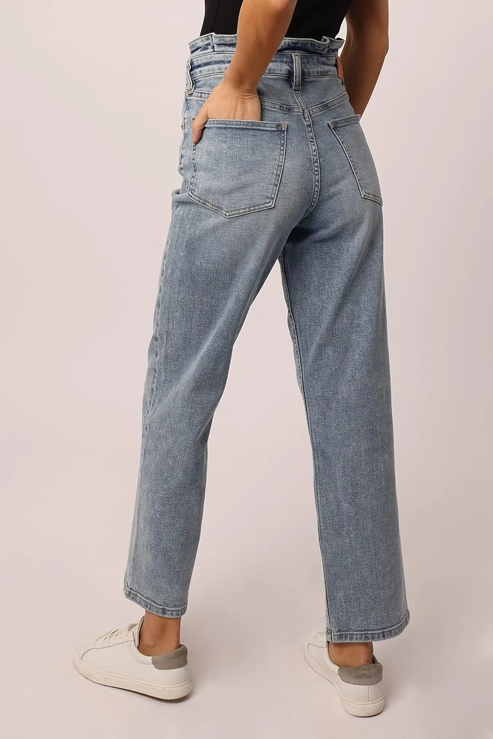 DEAR JOHN 90's Women's Jeans Straight Leg High Rise Ankle Inseam