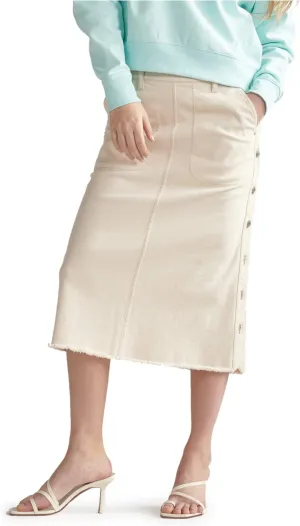 Denim Midi Skirt