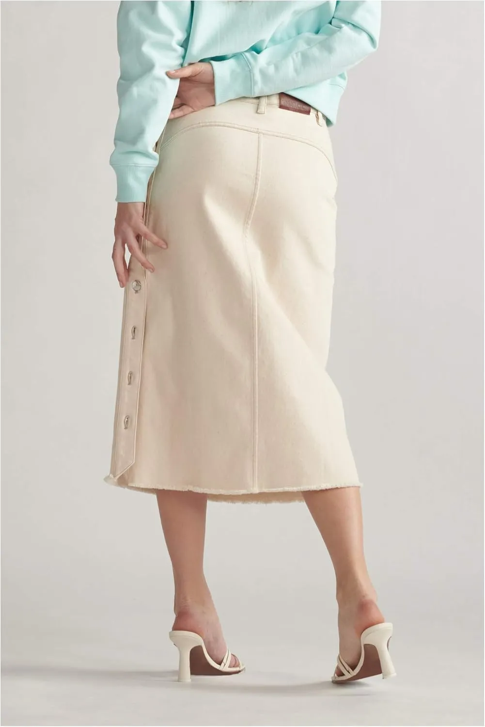 Denim Midi Skirt