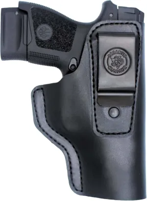 DeSantis Insider Gun Holster - IWB Holster, Conceal Carry, Fits the KAHR CW45/P45/P40/CW40/K40/P9/CW9, KelTec PF9, GLOCK 42/43, Ruger LC9/EC9S, S&W M&P CPT .22, SIG P290 - Right Hand Draw, Black