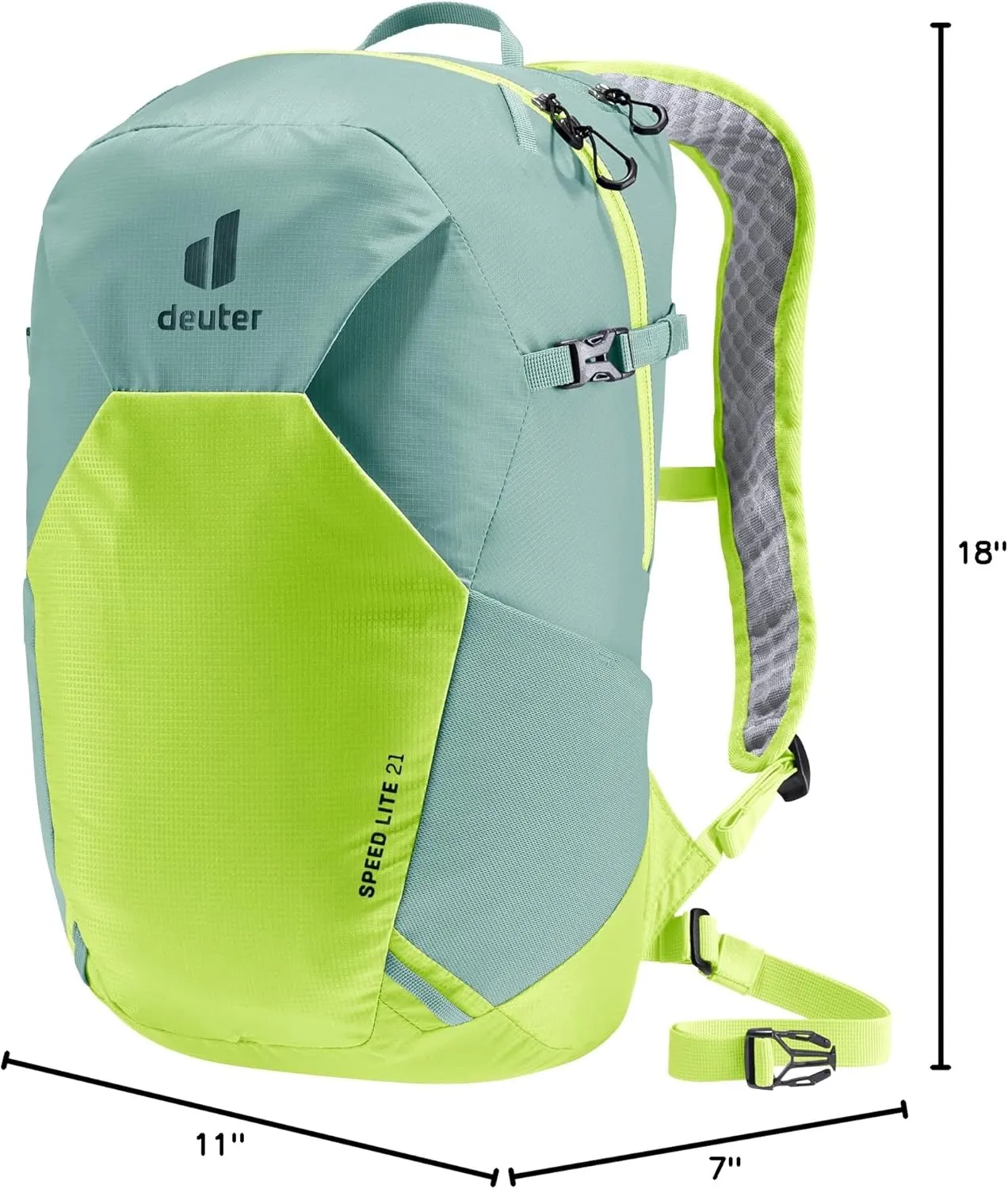 Deuter Speed Lite 21, Jade-Citrus, 21L