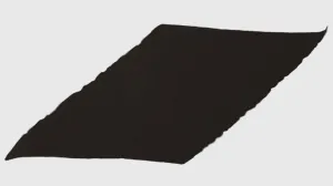 Diamond Cut Silk 18 inch (Black) by Magic By Gosh - Trick