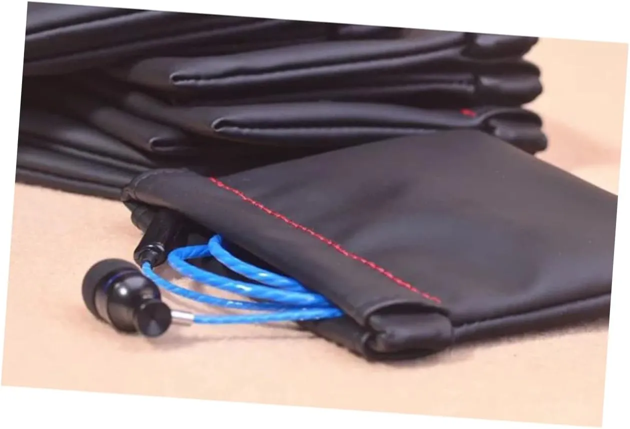 DOITOOL 15 Pcs Foldable Storage Pouch Cable Organizer Bag Dsl Cable USB Cable Travel Charging Bag Portable