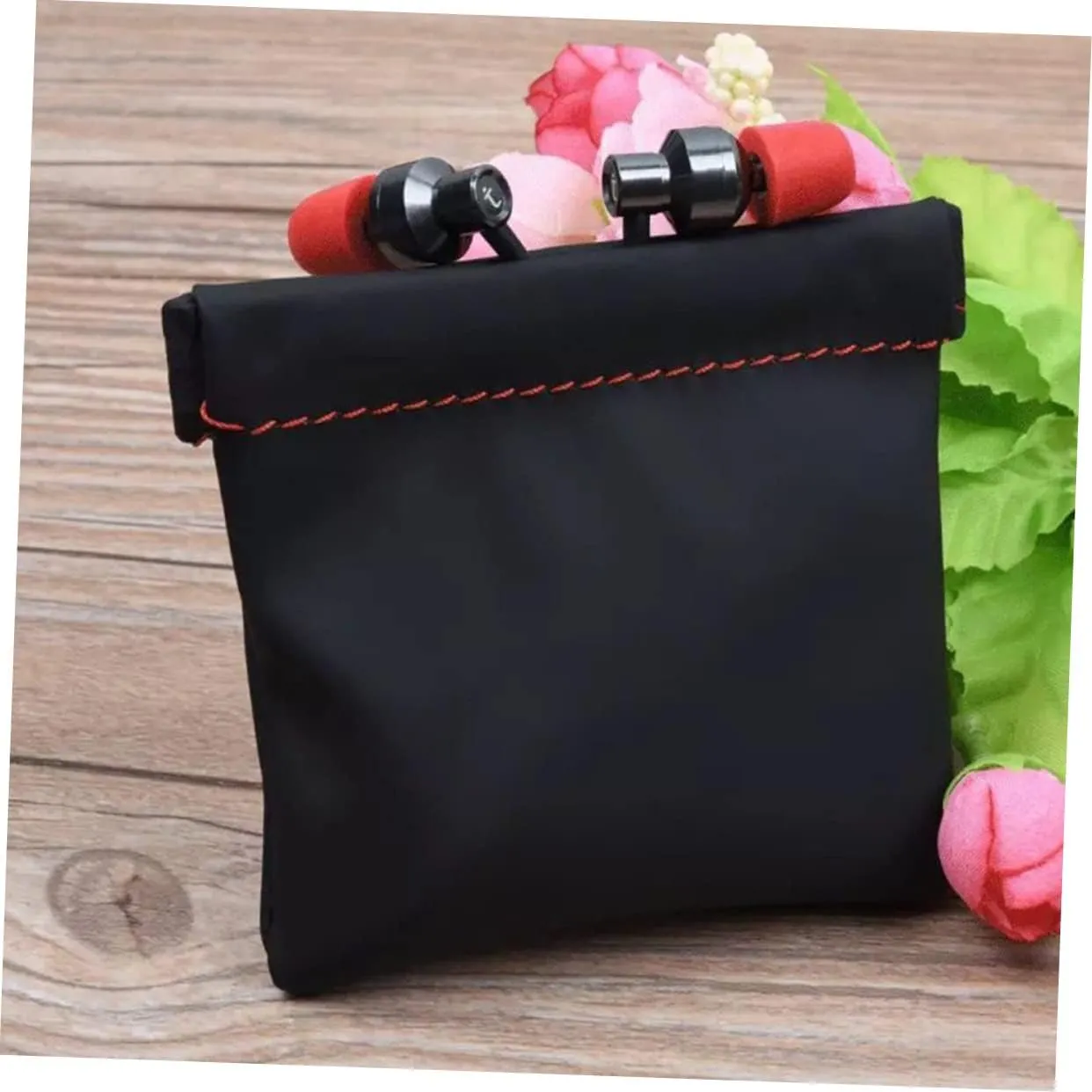 DOITOOL 15 Pcs Foldable Storage Pouch Cable Organizer Bag Dsl Cable USB Cable Travel Charging Bag Portable