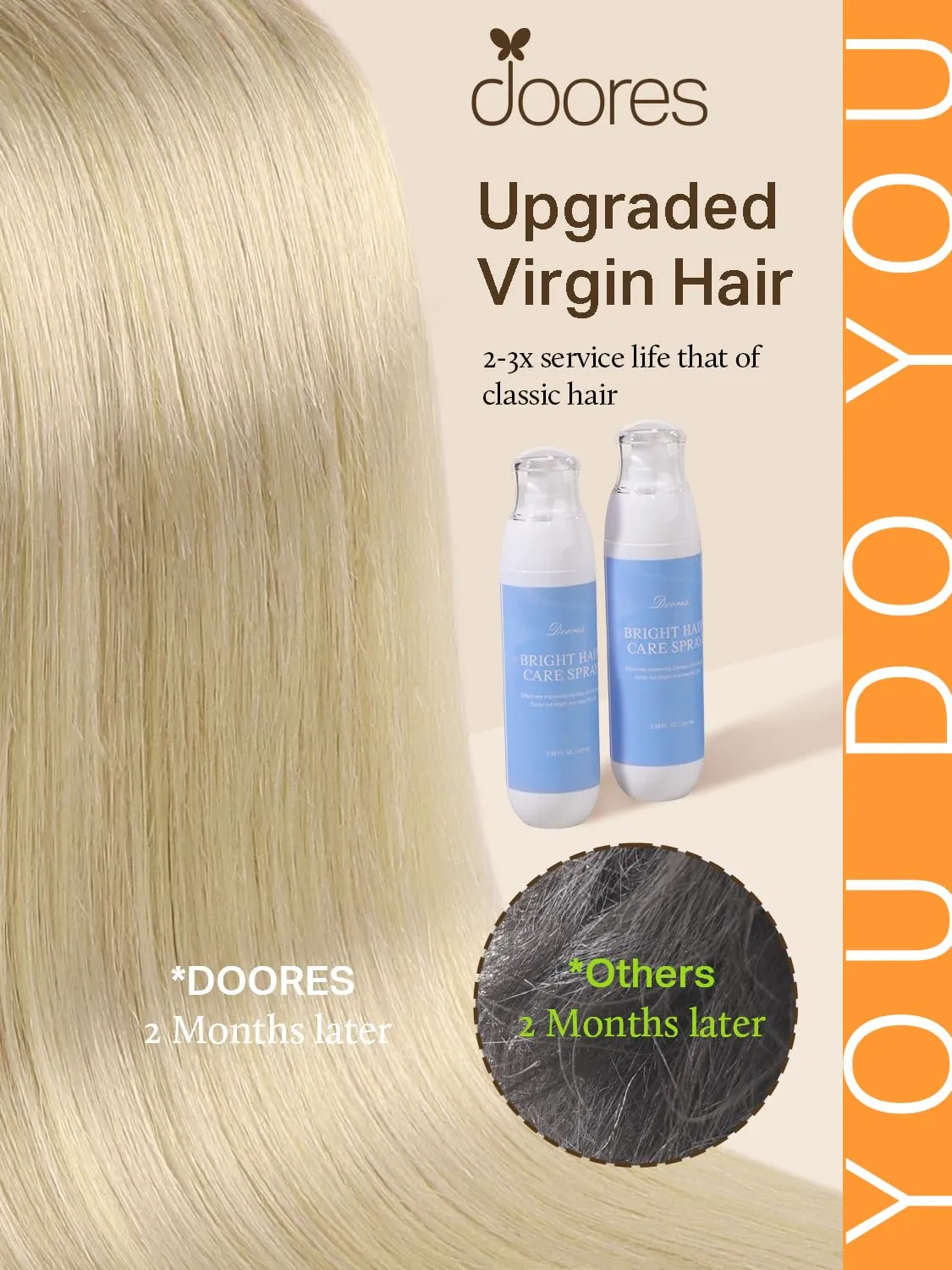 DOORES Tape in Balayage Light Ash Brown to Ash Blonde 20 Inch 10pcs 30g Human Hair Extensions Real Human Hair Straight Skin Weft