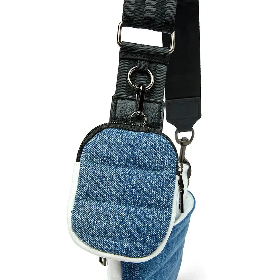 Downtown Crossbody in Traditional Stone Washed Denim