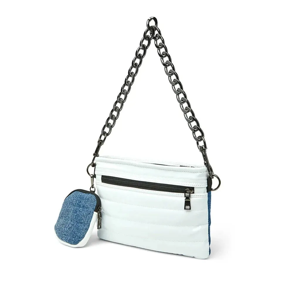 Downtown Crossbody in Traditional Stone Washed Denim