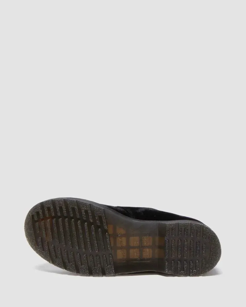 Dr. Martens 8065 Vegan Velvet Mary Jane Shoe - Black Velvet