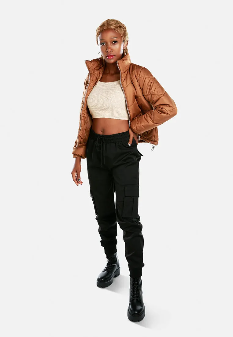Drawstring Utility Pocket Cargo Pants