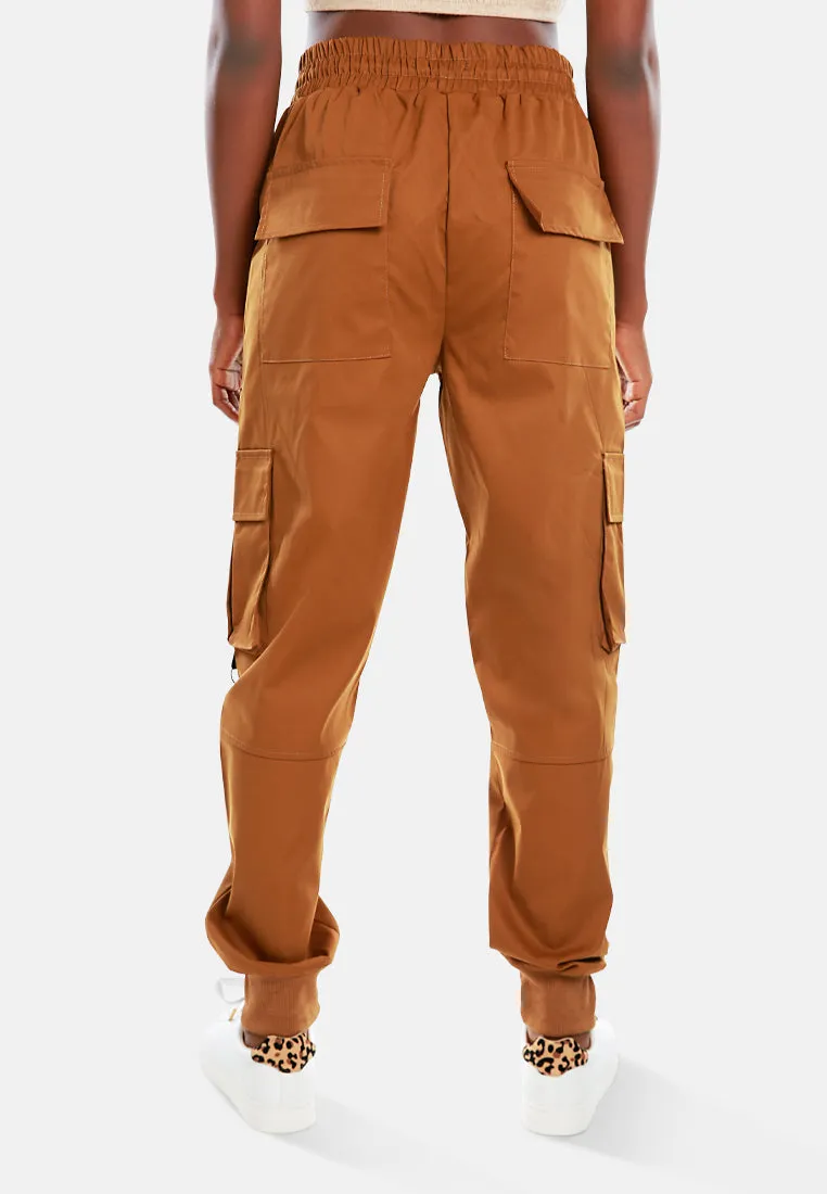 Drawstring Utility Pocket Cargo Pants